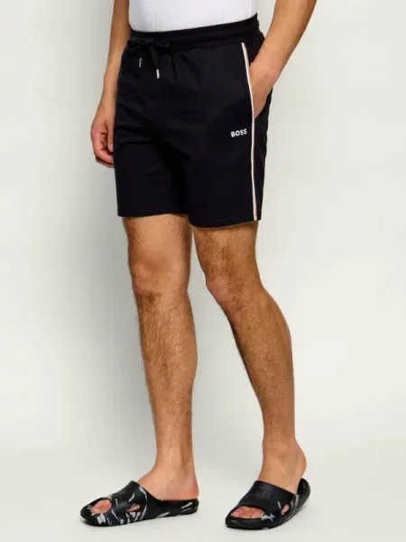 BOSS BLACK Pantaloni scurți Iconic negru
