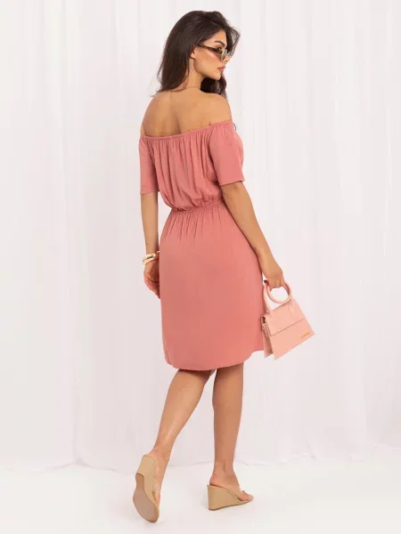 Talie elastică rochie Sublevel roz