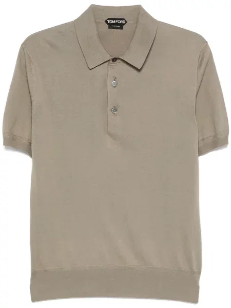 Polo Tom Ford tricotate verde
