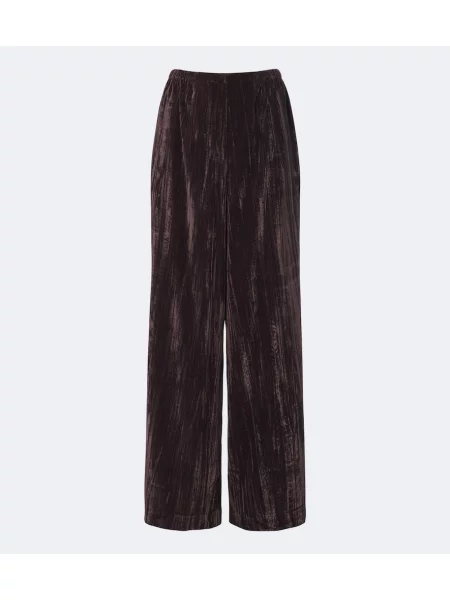 Pantaloni Proenza Schouler de catifea alb
