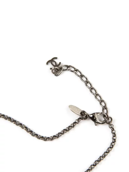 Náhrdelník Chanel Pre-owned stříbrný