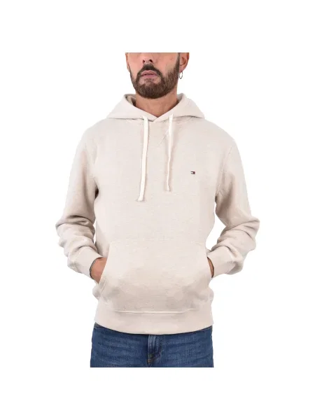 Mikina Tommy Hilfiger béžová
