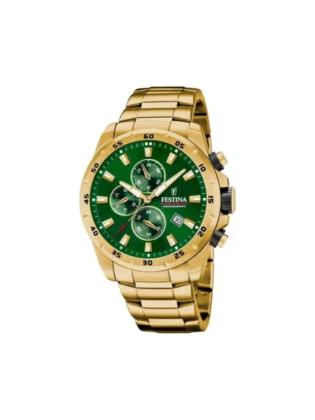 FESTINA Analogové hodinky Chronograph CHRONO SPORT' zelená