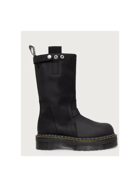 Kozaki Rick Owens skórzane wsuwane czarne