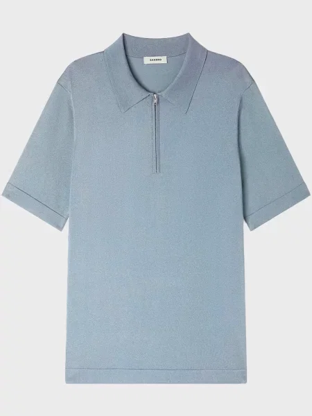 Поло Sandro серое