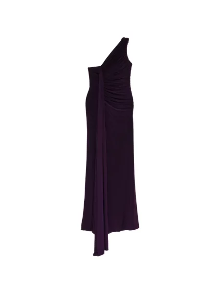 Rochie Amsale din jerseu violet