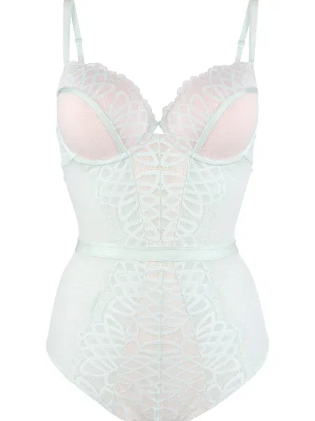 LASCANA Bodi pastelno / svetlo roza zelena