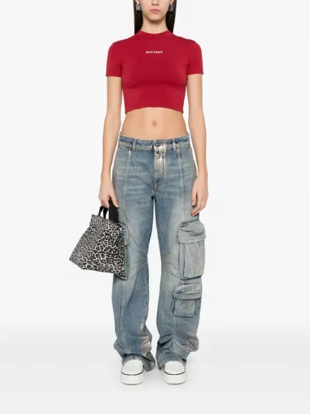 Tricou Palm Angels cu broderie