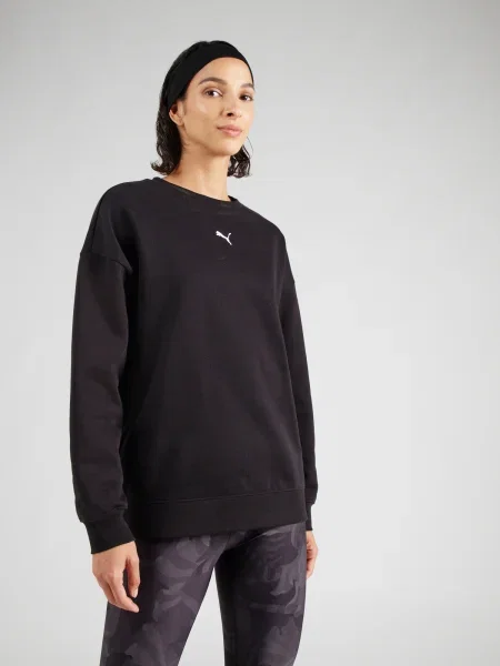PUMA Športna majica ESS črna bela