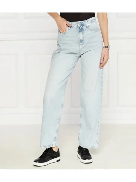 Calvin Klein Jeans Farmer | Relaxed fit | high rise kék
