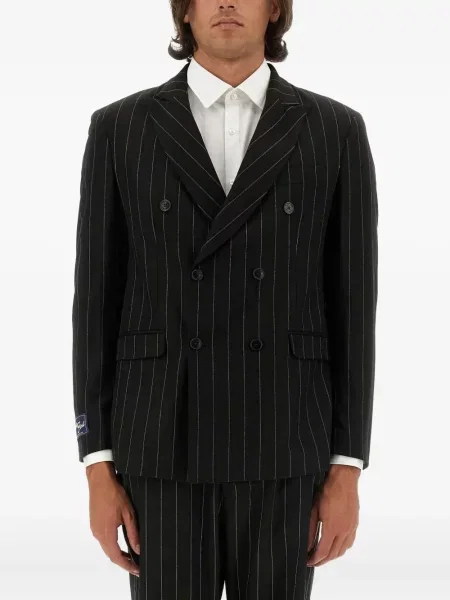 Блейзър Family First на райета черно