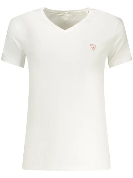 Kratek majica Guess Jeans bela