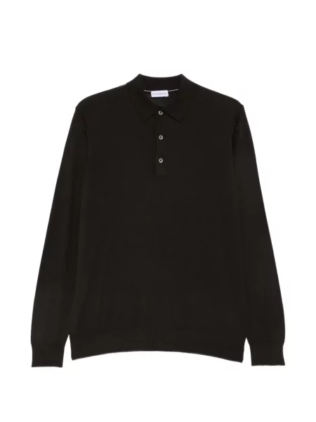 Lung tricou polo éphémère maro