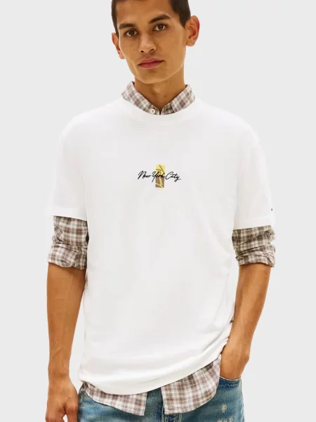 Футболка Tommy Jeans біла