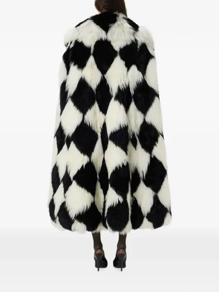 Geacă Blumarine cu funde tricotate negru