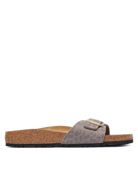 BIRKENSTOCK Saboți Madrid taupe / închis gri