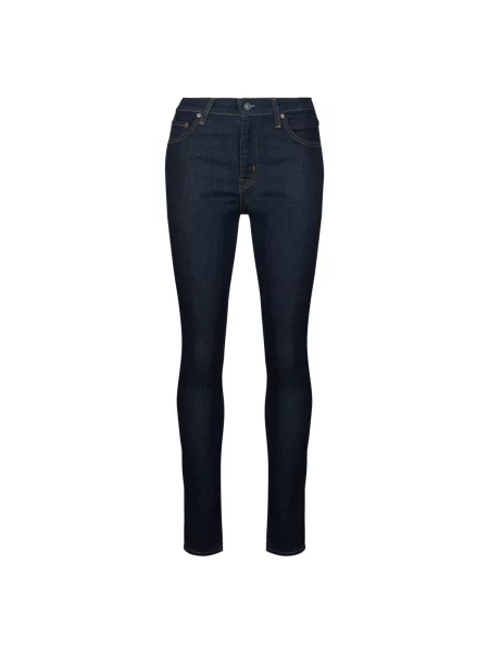 Skinny fit džínsy Levi's 721 s vysokým pásom modrá