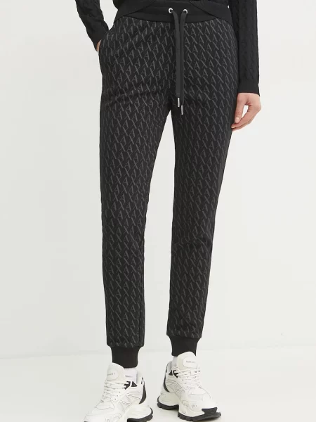 Sportske hlače Armani Exchange crna