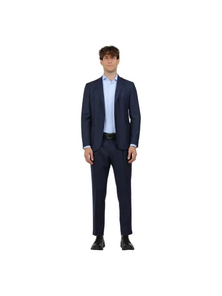 Garnitur Santaniello ze stretchu niebieski