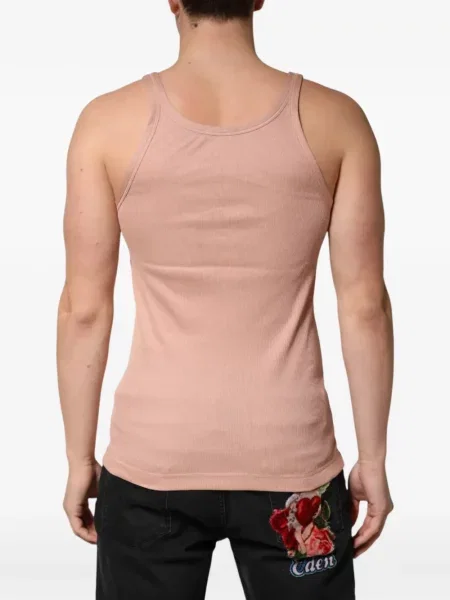Tricou Dolce & Gabbana tricotate roz