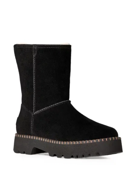 Cizme scurte Ugg din piele de căprioară negru