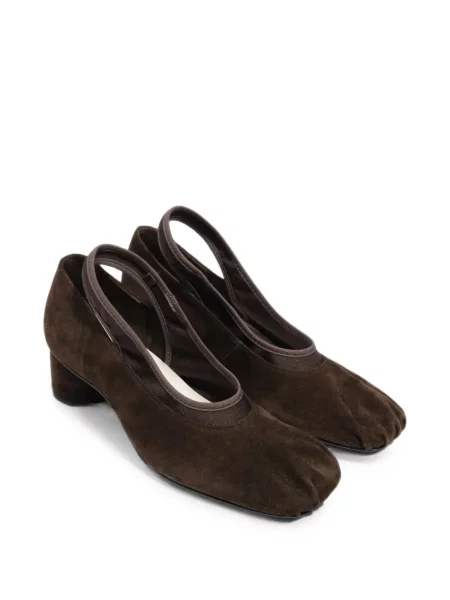 Pantofi cu toc Bimba Y Lola din piele de căprioară maro