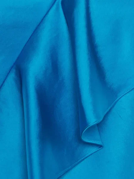 Top Dvf Diane Von Furstenberg cu un umăr gol albastru