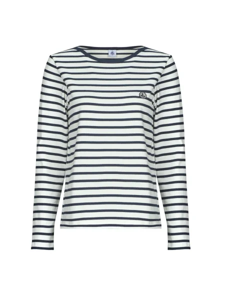 Tricou mânecă lungă Petit Bateau albastru