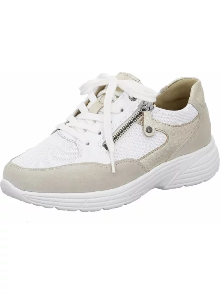 Sneakersy Hartjes skórzane białe