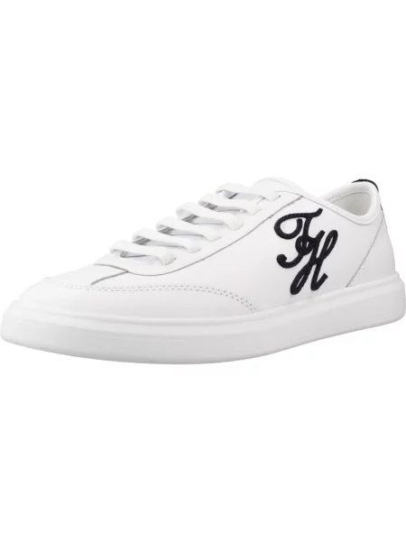 Sneakersy Tommy Hilfiger skórzane białe