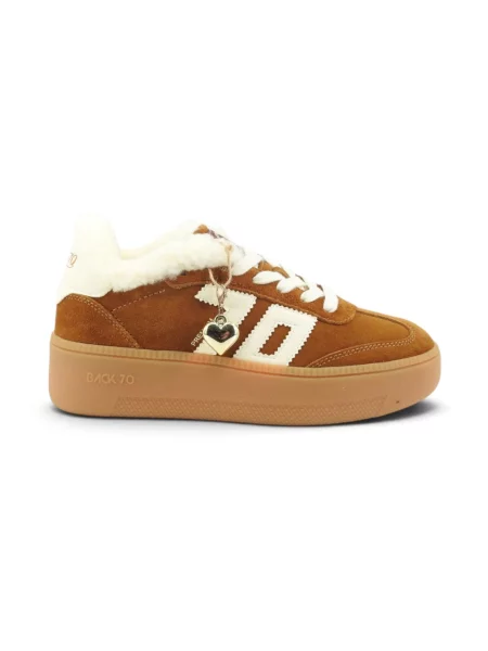 Sneakersy Back70 brązowe