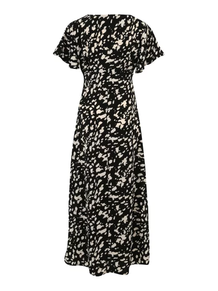 Nasty Gal Petite Rochie negru / murdar alb