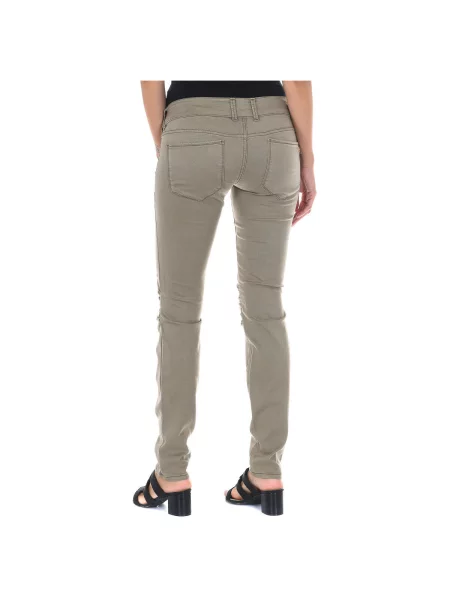 Pantaloni Met galben