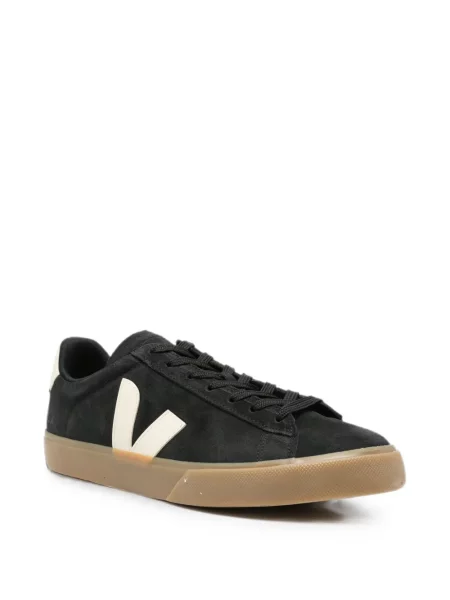 Szarvasbőr sneaker Veja autogrammal fekete