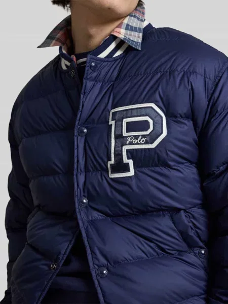 Bomberka w kroju regular fit z detal z logo Polo Ralph Lauren granatowa