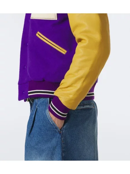 Geanta de piele Erl violet