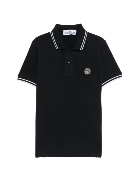 Dětské polotričko Stone Island černé