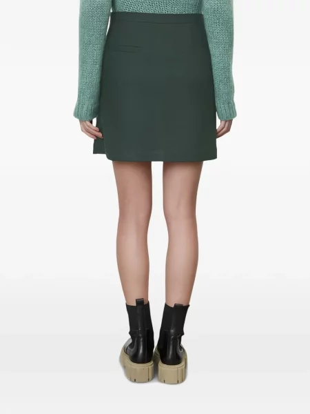 Mała mały spódnica mini Marc O'polo w kształcie litery A zielona