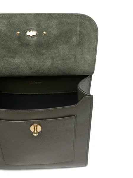 Geantă messenger Mulberry din piele verde