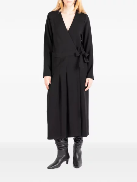 Rochie midi Société Anonyme plic negru