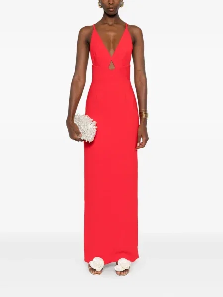 Rochie maxi Solace London de costum roșu