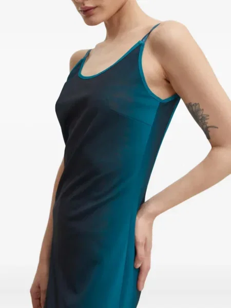 Rochie maxi Won Hundred fără mâneci de costum albastru