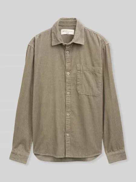Koszula casualowa ze sztruksu z pełną listwą guzikową Tom Tailor Denim