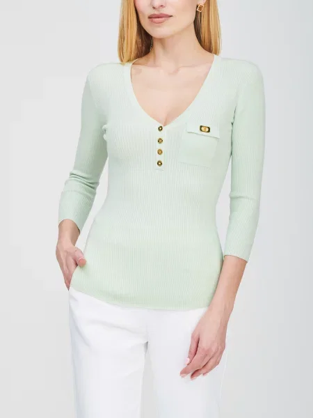 Светр Elisabetta Franchi зелений