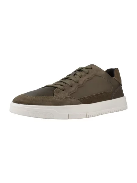 Sneakersy Geox skórzane zielone
