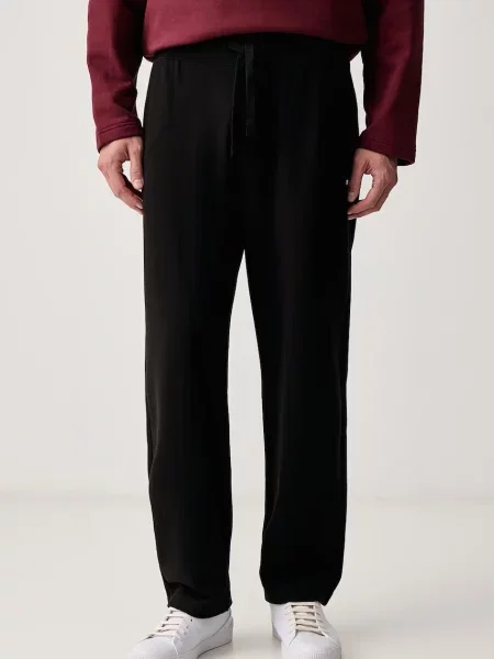 HUGO Pantaloni trening Deryonte negru