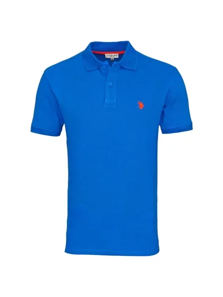 U.S. POLO ASSN. Tricou albastru roșu