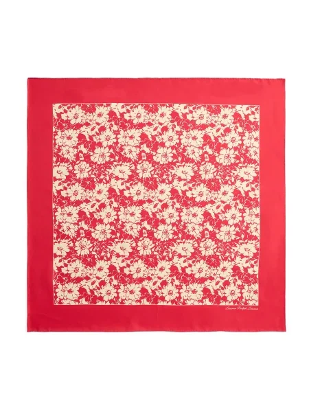 Fular Lauren Ralph Lauren de mătase alb