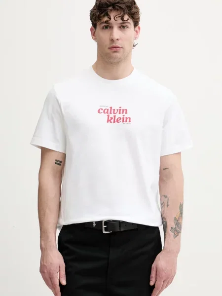 Calvin Klein Jeans T-shirt biała