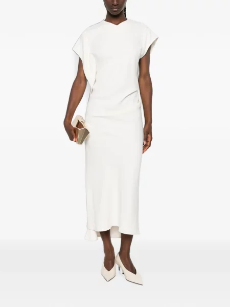Rochie Victoria Beckham asimetrică drapată
